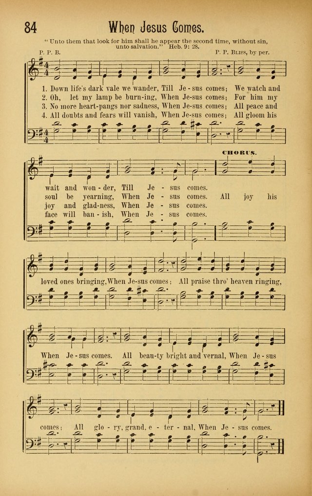 Royal Praise for the Sunday School: a collection of new and selected gospel songs. With a clear and concise course of instruction in the elements of music page 83