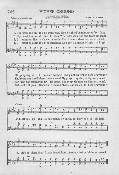 Reformed Press Hymnal: an all around hymn book which will meet the requirements of every meeting where Christians gather for praise page 209