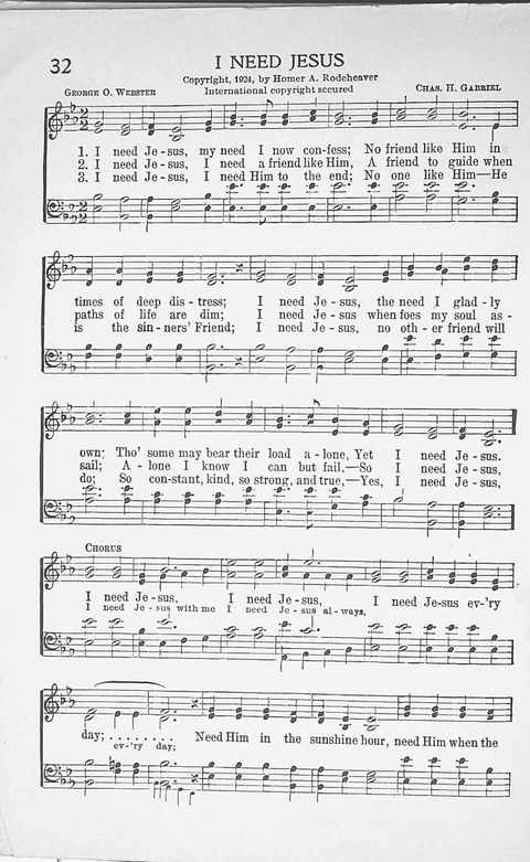 Reformed Press Hymnal: an all around hymn book which will meet the requirements of every meeting where Christians gather for praise page 30