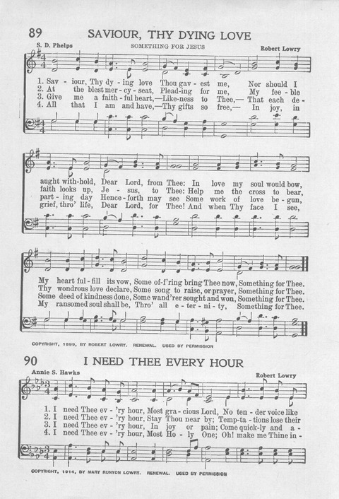 Reformed Press Hymnal: an all around hymn book which will meet the requirements of every meeting where Christians gather for praise page 73