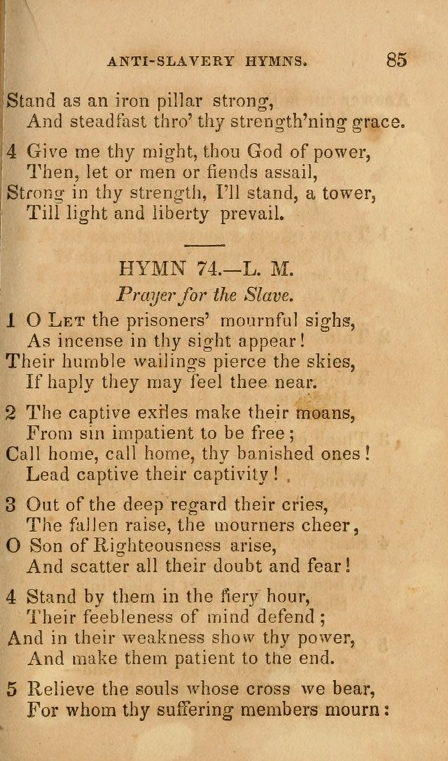 The Religious Songster: being a choice selection of hymns, adapted to the public and private devotions of Christians of all denominations: suitable to be used at missionary, temperance . . . page 87