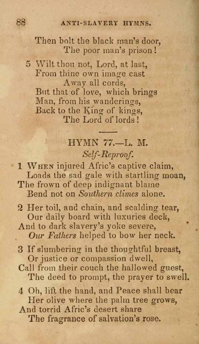 The Religious Songster: being a choice selection of hymns, adapted to the public and private devotions of Christians of all denominations: suitable to be used at missionary, temperance . . . page 90