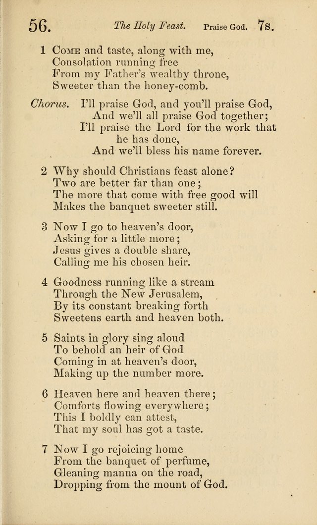 Revival Songs : a new collection of hymns and spiritual songs for closet and family worship, prayer, conference, revival and protracted meetings page 34