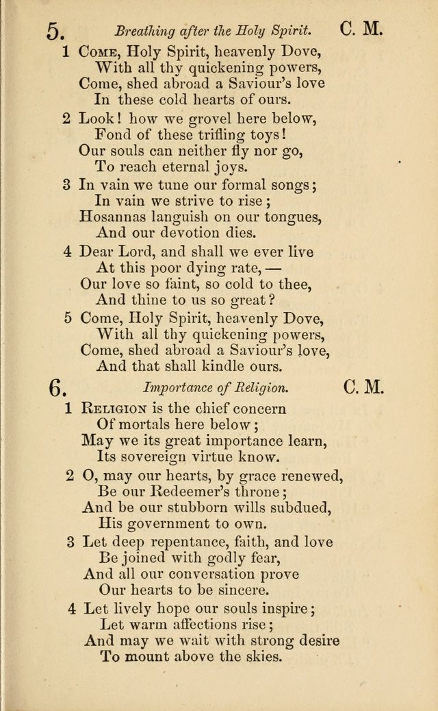 Revival Songs : a new collection of hymns and spiritual songs for closet and family worship, prayer, conference, revival and protracted meetings page 4