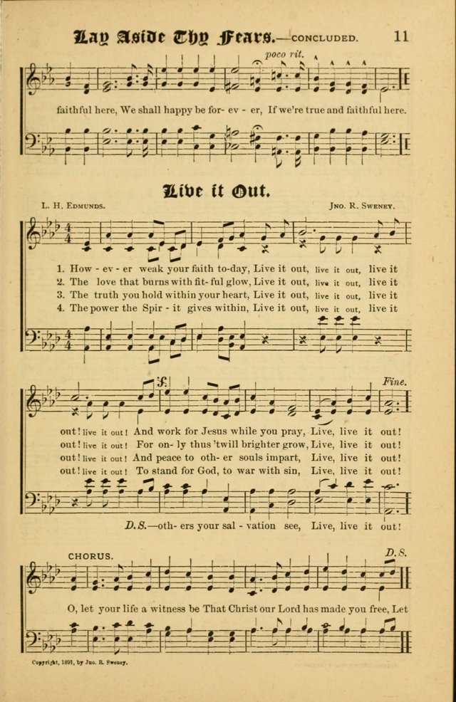 Radiant Songs: for use in meetings for Christian worship or work page 11