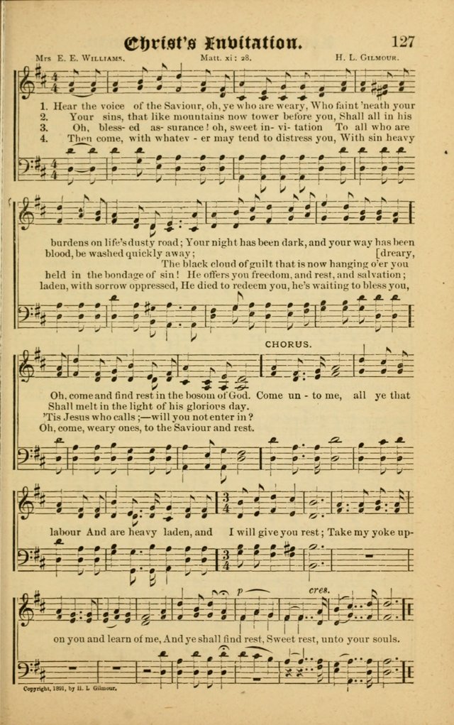 Radiant Songs: for use in meetings for Christian worship or work page 127