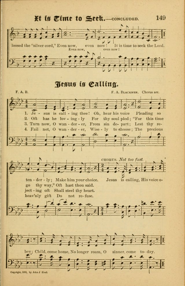 Radiant Songs: for use in meetings for Christian worship or work page 149