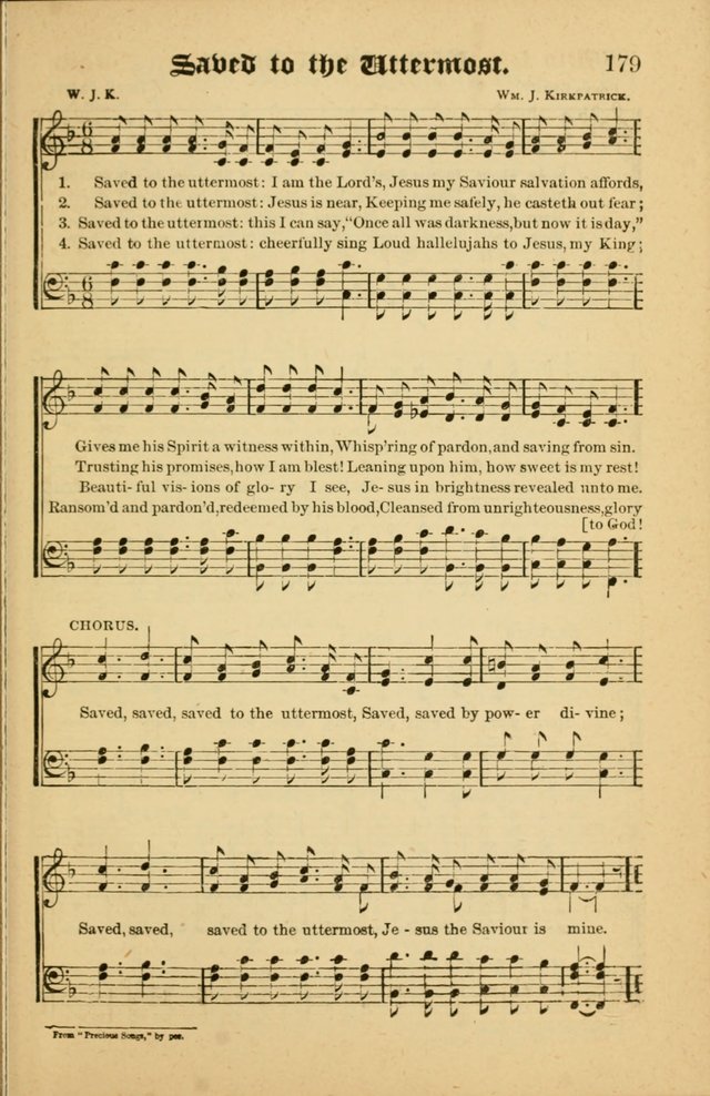 Radiant Songs: for use in meetings for Christian worship or work page 179