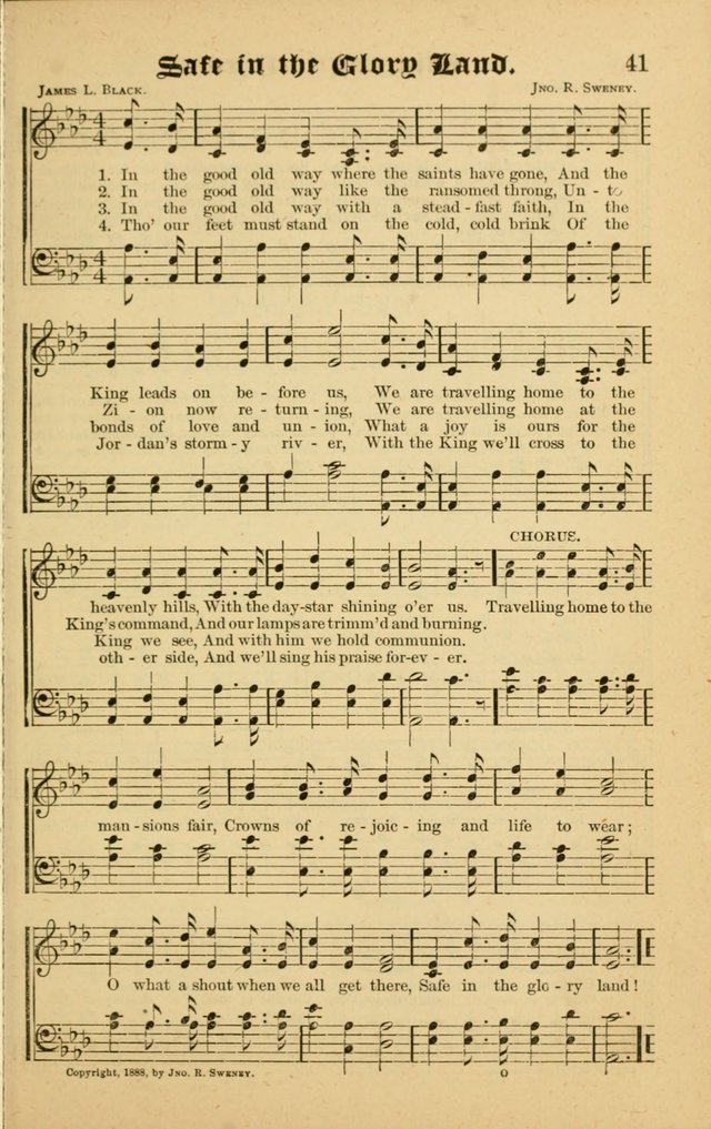 Radiant Songs: for use in meetings for Christian worship or work page 41