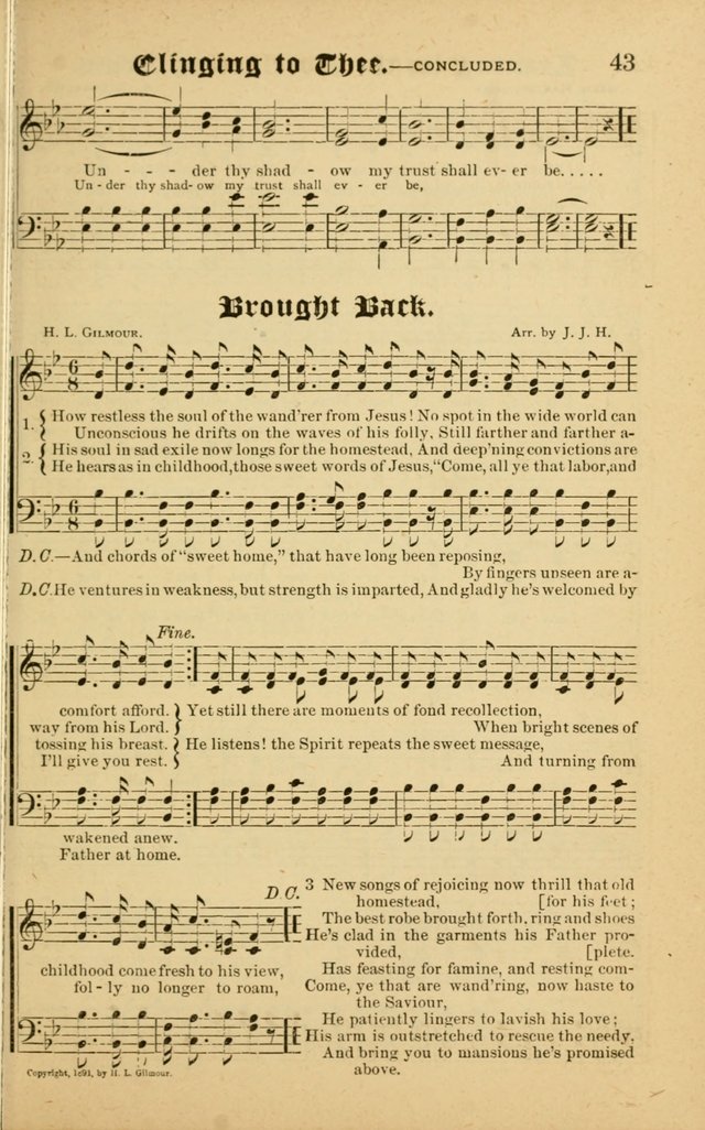 Radiant Songs: for use in meetings for Christian worship or work page 43