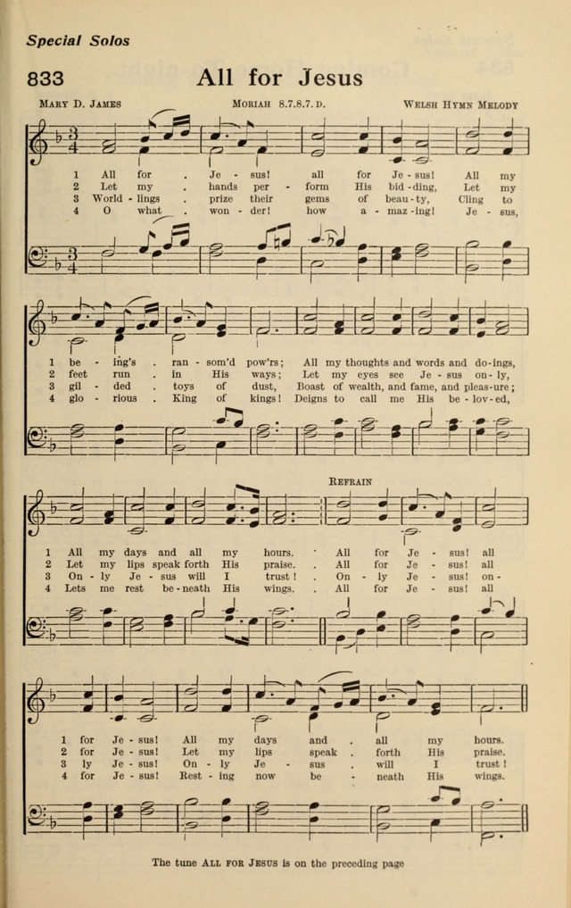 Redemption Songs: a choice collection of 1000 hymns and choruses for evangelistic meetings, solo singers, choirs and the home page 1019