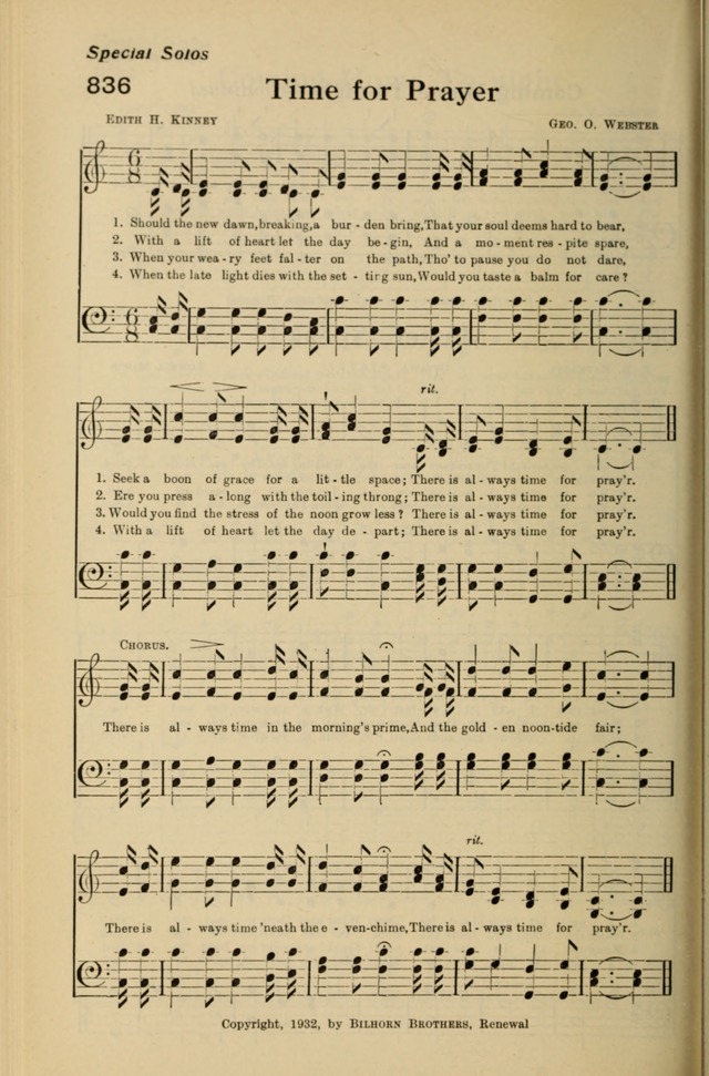 Redemption Songs: a choice collection of 1000 hymns and choruses for evangelistic meetings, solo singers, choirs and the home page 1022