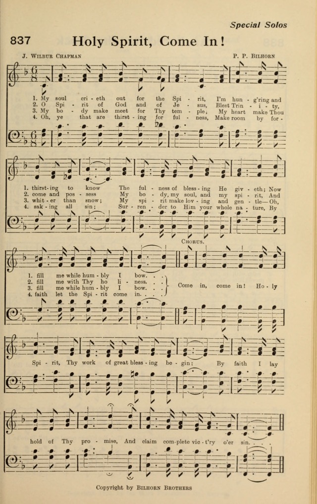 Redemption Songs: a choice collection of 1000 hymns and choruses for evangelistic meetings, solo singers, choirs and the home page 1023