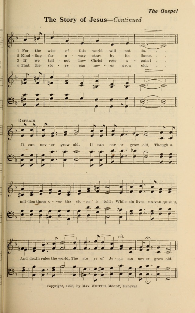 Redemption Songs: a choice collection of 1000 hymns and choruses for evangelistic meetings, solo singers, choirs and the home page 103