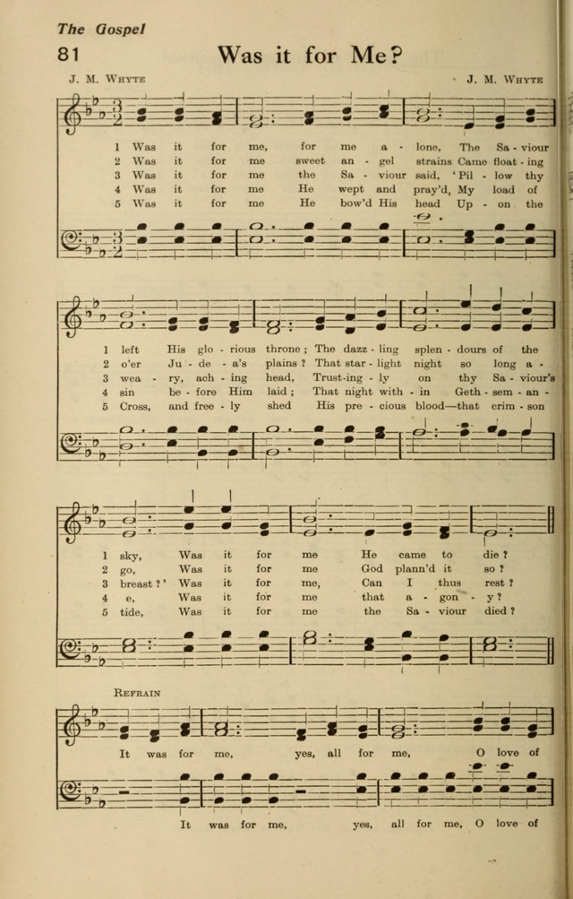 Redemption Songs: a choice collection of 1000 hymns and choruses for evangelistic meetings, solo singers, choirs and the home page 104