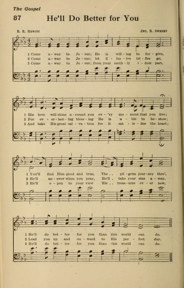 Redemption Songs: a choice collection of 1000 hymns and choruses for evangelistic meetings, solo singers, choirs and the home page 112