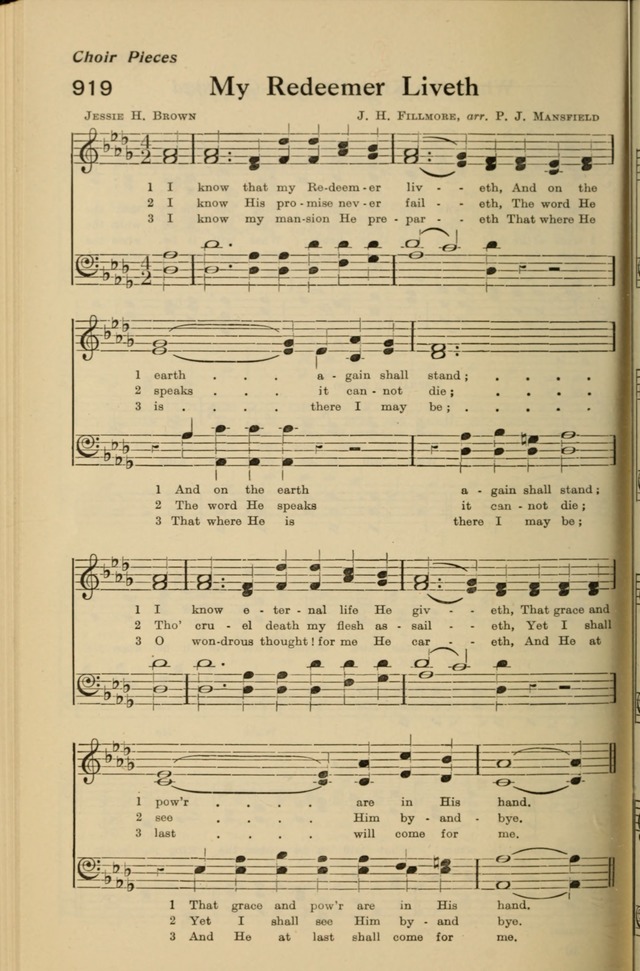 Redemption Songs: a choice collection of 1000 hymns and choruses for evangelistic meetings, solo singers, choirs and the home page 1126