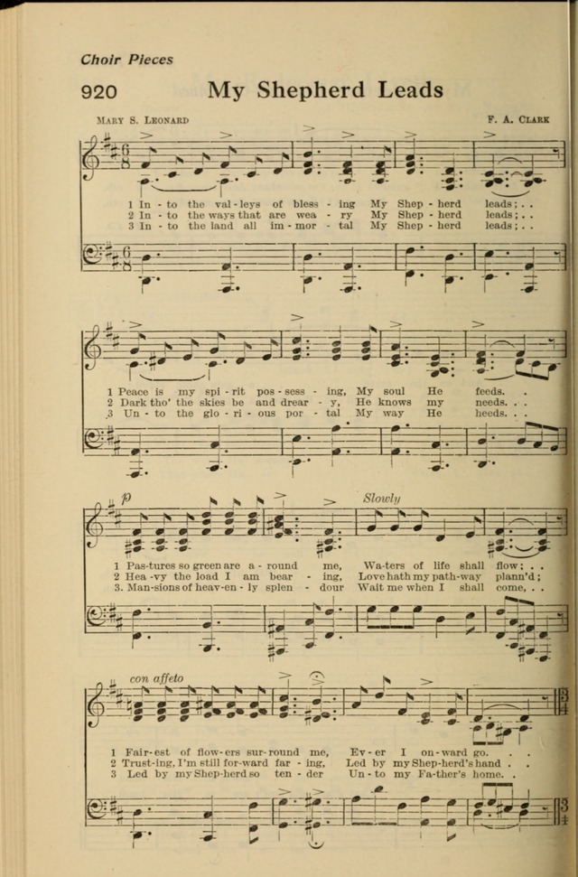 Redemption Songs: a choice collection of 1000 hymns and choruses for evangelistic meetings, solo singers, choirs and the home page 1128