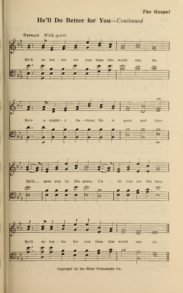 Redemption Songs: a choice collection of 1000 hymns and choruses for evangelistic meetings, solo singers, choirs and the home page 113