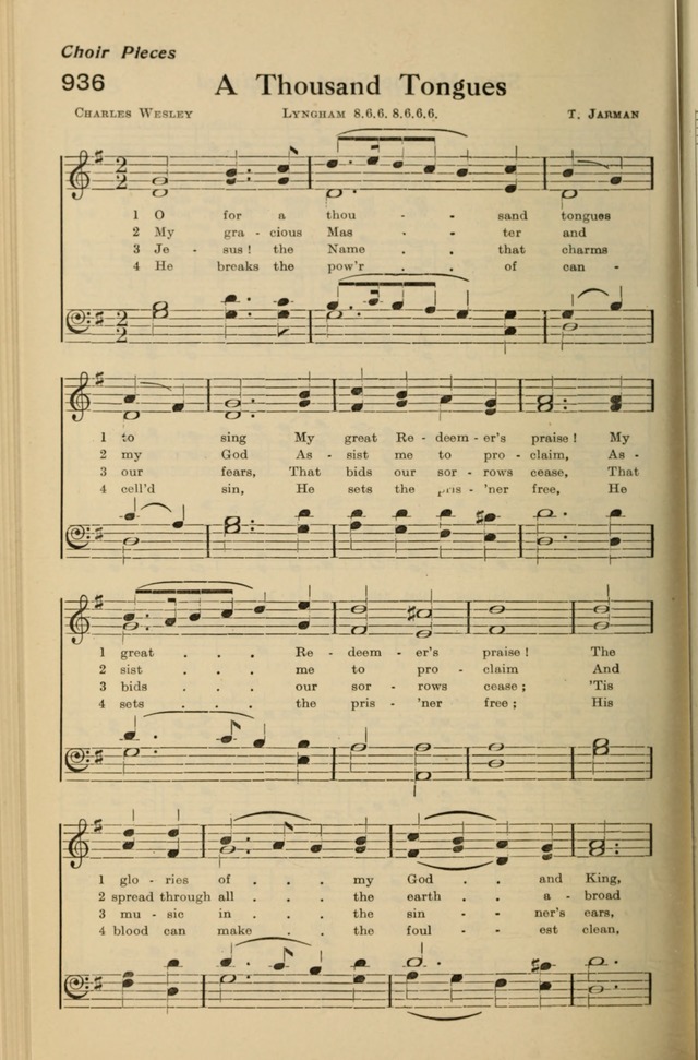 Redemption Songs: a choice collection of 1000 hymns and choruses for evangelistic meetings, solo singers, choirs and the home page 1148