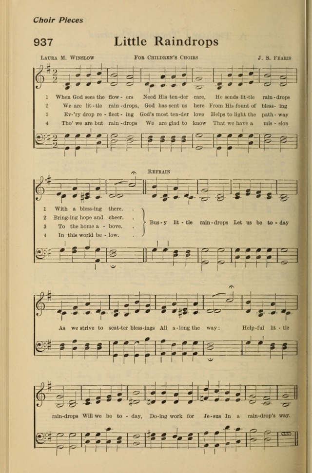 Redemption Songs: a choice collection of 1000 hymns and choruses for evangelistic meetings, solo singers, choirs and the home page 1152