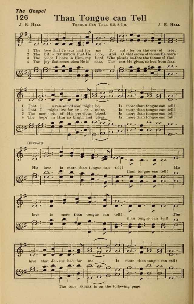 Redemption Songs: a choice collection of 1000 hymns and choruses for evangelistic meetings, solo singers, choirs and the home page 160