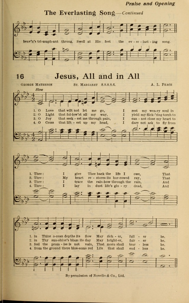 Redemption Songs: a choice collection of 1000 hymns and choruses for evangelistic meetings, solo singers, choirs and the home page 21