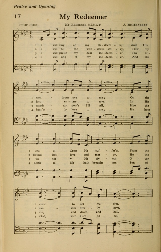 Redemption Songs: a choice collection of 1000 hymns and choruses for evangelistic meetings, solo singers, choirs and the home page 22