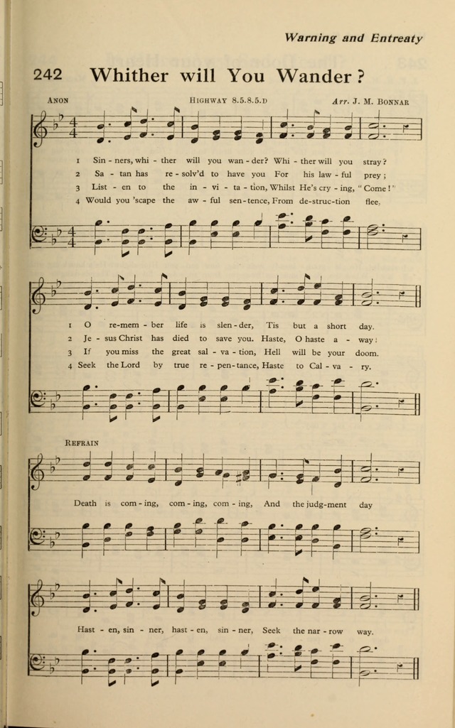 Redemption Songs: a choice collection of 1000 hymns and choruses for evangelistic meetings, solo singers, choirs and the home page 313