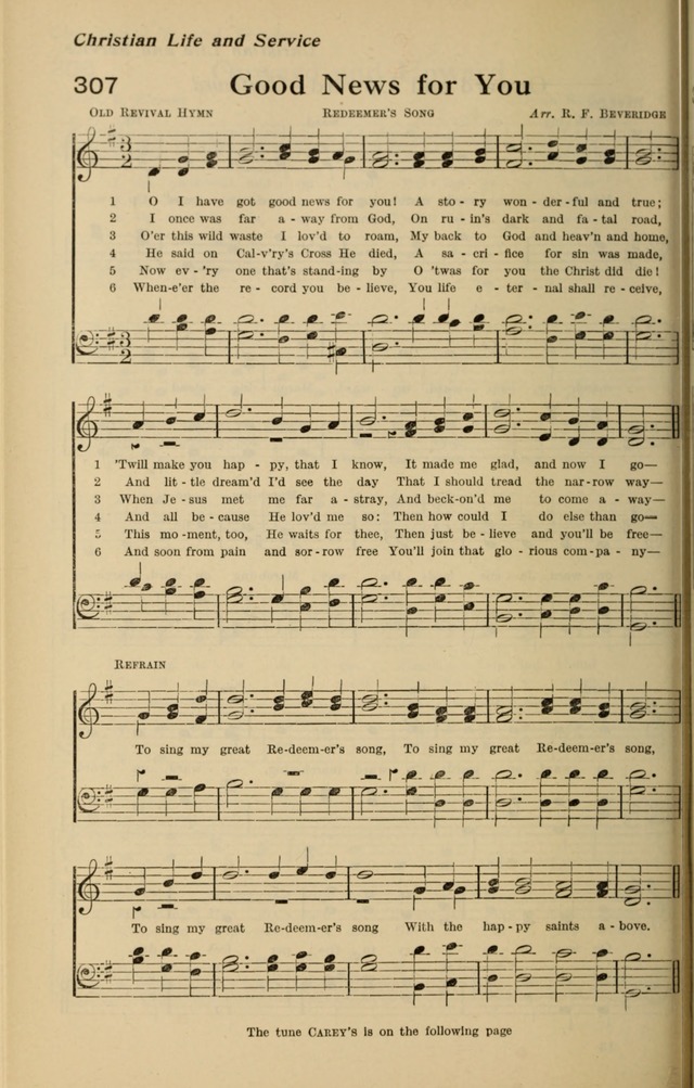 Redemption Songs: a choice collection of 1000 hymns and choruses for evangelistic meetings, solo singers, choirs and the home page 386