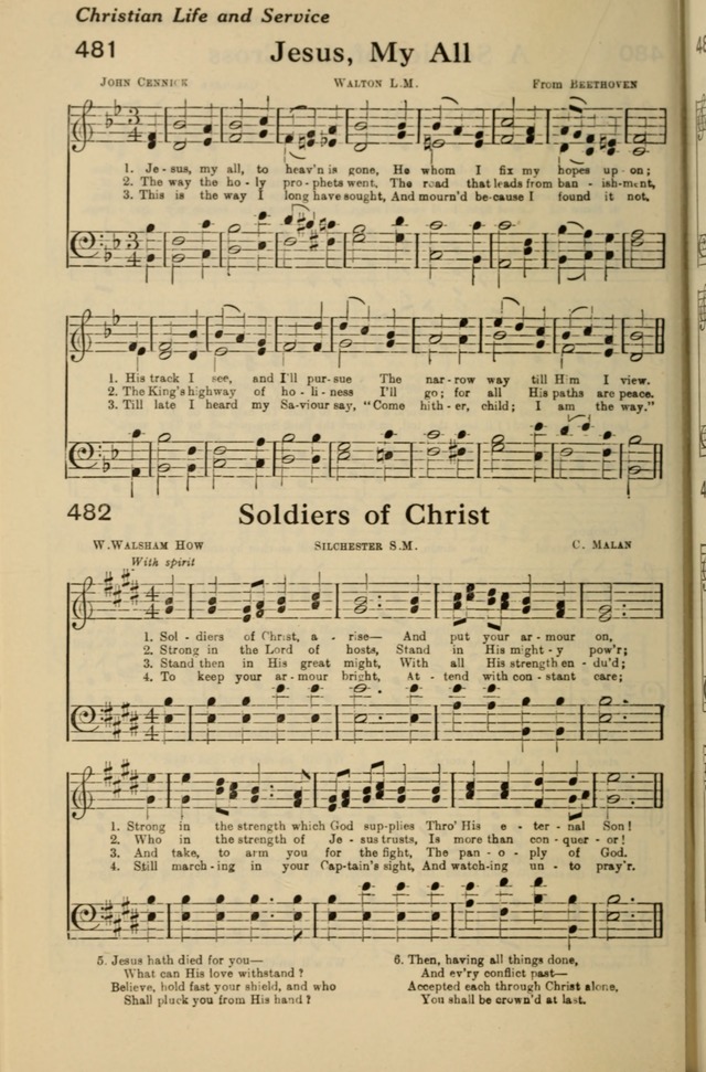 Redemption Songs: a choice collection of 1000 hymns and choruses for evangelistic meetings, solo singers, choirs and the home page 590