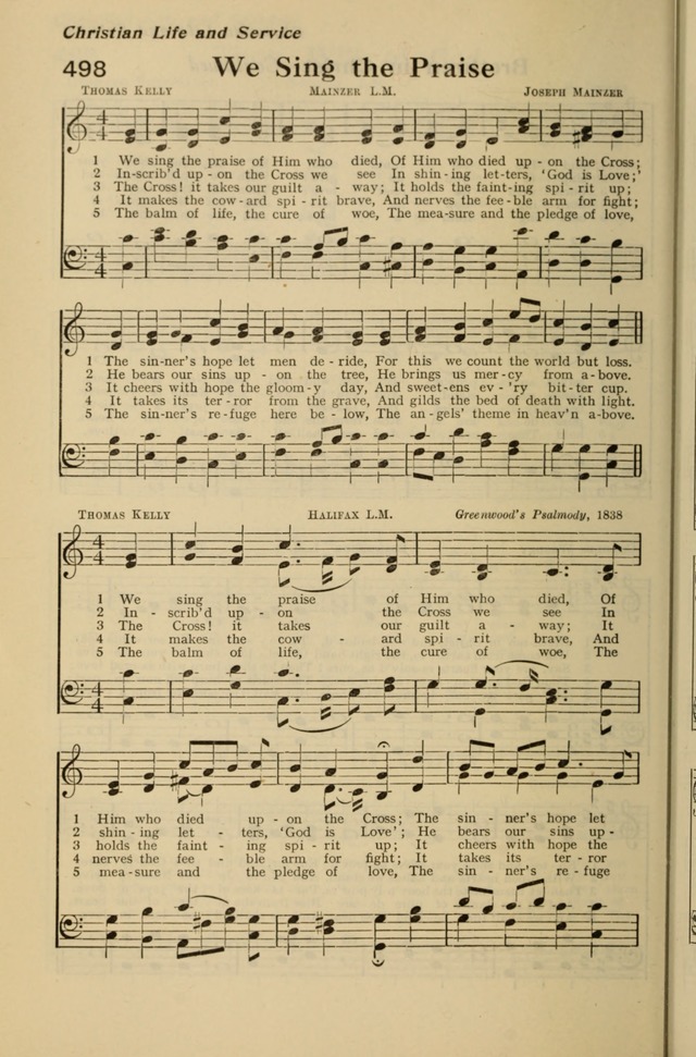 Redemption Songs: a choice collection of 1000 hymns and choruses for evangelistic meetings, solo singers, choirs and the home page 604