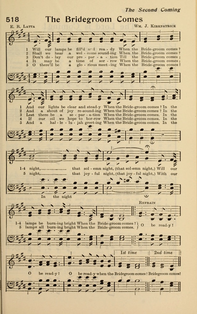 Redemption Songs: a choice collection of 1000 hymns and choruses for evangelistic meetings, solo singers, choirs and the home page 629