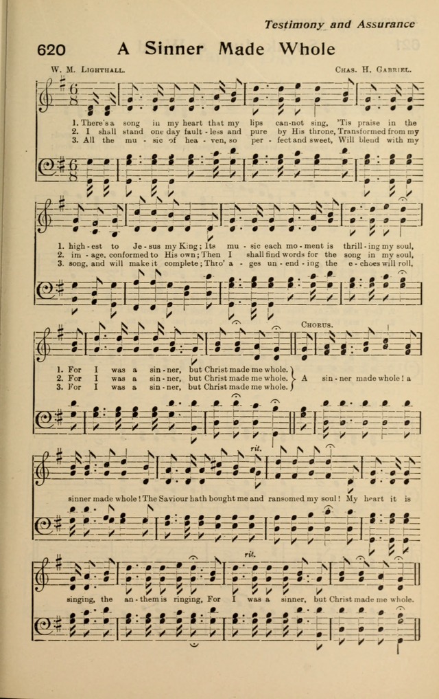 Redemption Songs: a choice collection of 1000 hymns and choruses for evangelistic meetings, solo singers, choirs and the home page 755