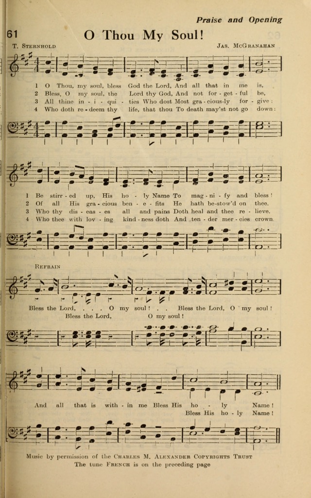 Redemption Songs: a choice collection of 1000 hymns and choruses for evangelistic meetings, solo singers, choirs and the home page 77