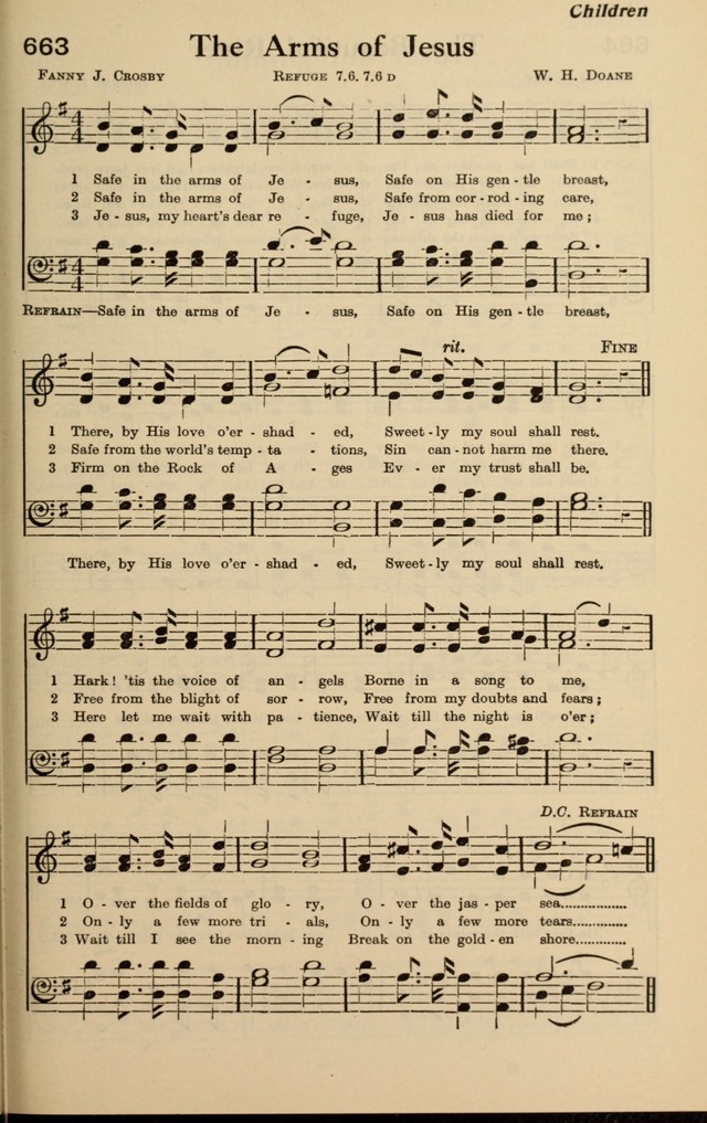 Redemption Songs: a choice collection of 1000 hymns and choruses for evangelistic meetings, solo singers, choirs and the home page 809