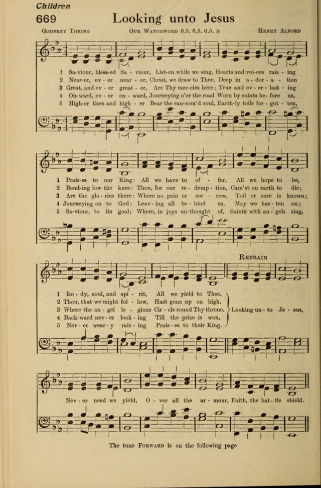 Redemption Songs: a choice collection of 1000 hymns and choruses for evangelistic meetings, solo singers, choirs and the home page 820