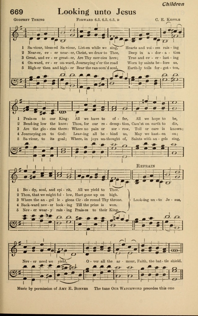 Redemption Songs: a choice collection of 1000 hymns and choruses for evangelistic meetings, solo singers, choirs and the home page 821