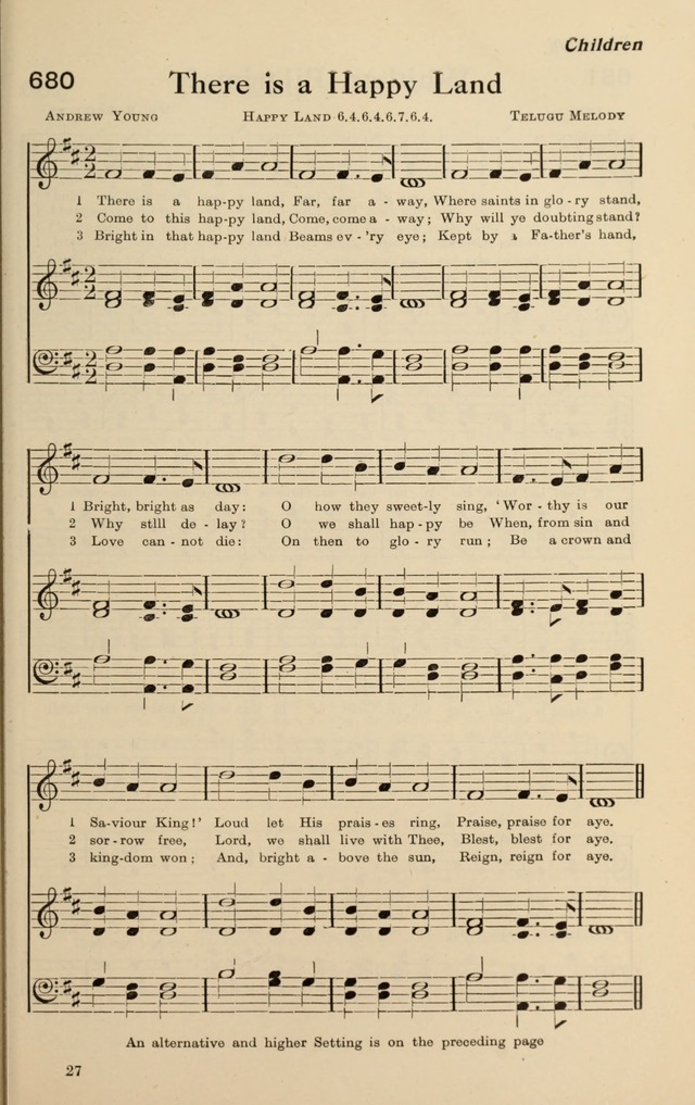 Redemption Songs: a choice collection of 1000 hymns and choruses for evangelistic meetings, solo singers, choirs and the home page 837