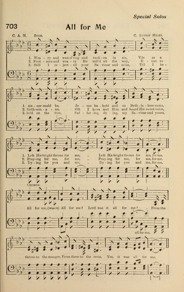 Redemption Songs: a choice collection of 1000 hymns and choruses for evangelistic meetings, solo singers, choirs and the home page 863