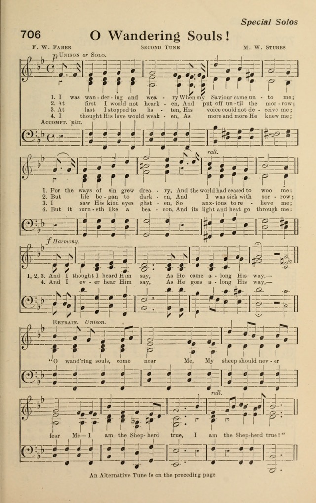 Redemption Songs: a choice collection of 1000 hymns and choruses for evangelistic meetings, solo singers, choirs and the home page 867