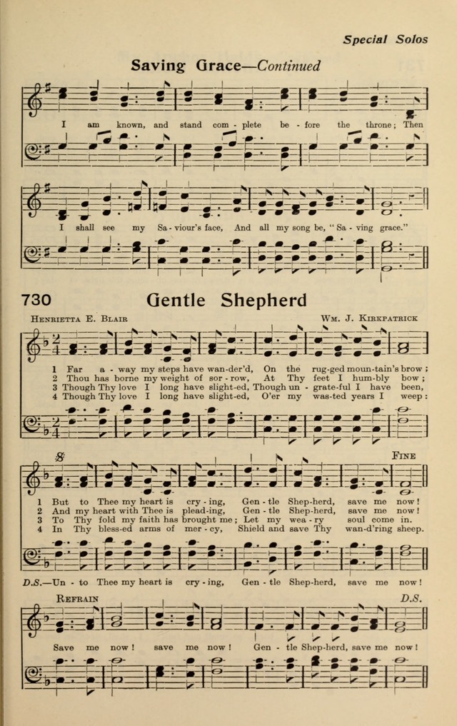 Redemption Songs: a choice collection of 1000 hymns and choruses for evangelistic meetings, solo singers, choirs and the home page 891