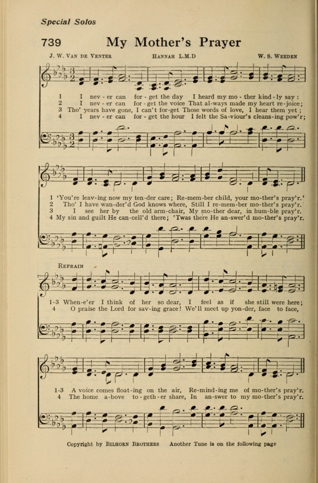 Redemption Songs: a choice collection of 1000 hymns and choruses for evangelistic meetings, solo singers, choirs and the home page 902