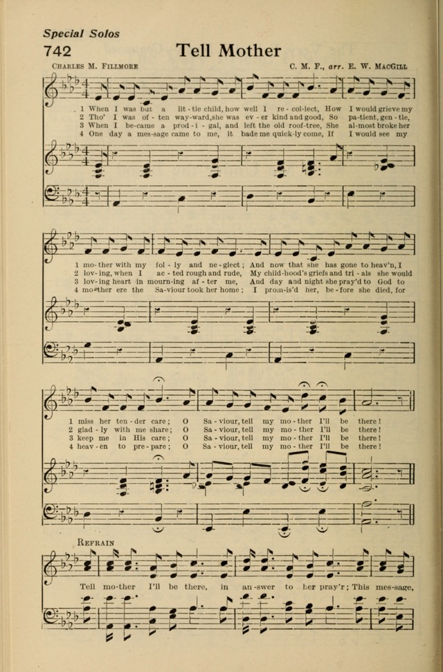 Redemption Songs: a choice collection of 1000 hymns and choruses for evangelistic meetings, solo singers, choirs and the home page 906