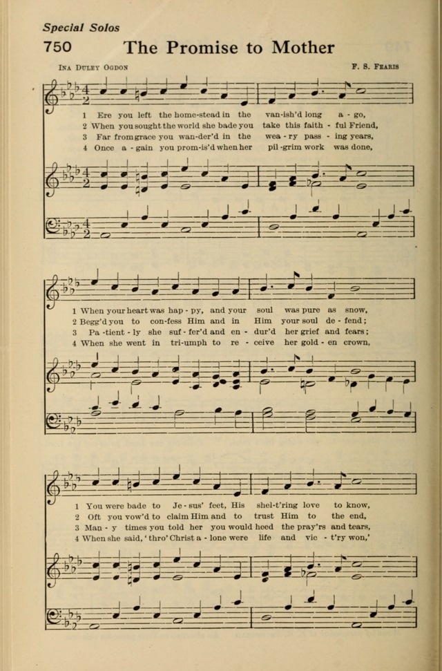 Redemption Songs: a choice collection of 1000 hymns and choruses for evangelistic meetings, solo singers, choirs and the home page 918