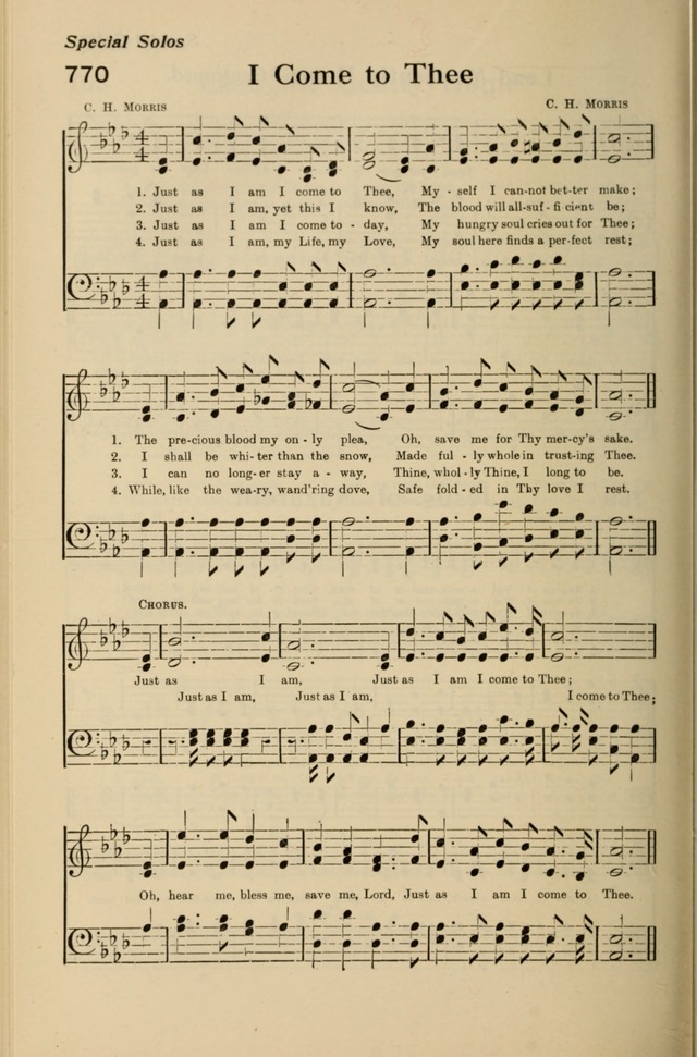 Redemption Songs: a choice collection of 1000 hymns and choruses for evangelistic meetings, solo singers, choirs and the home page 942