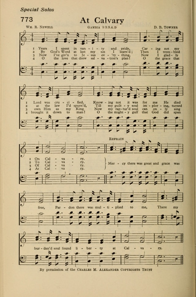 Redemption Songs: a choice collection of 1000 hymns and choruses for evangelistic meetings, solo singers, choirs and the home page 946