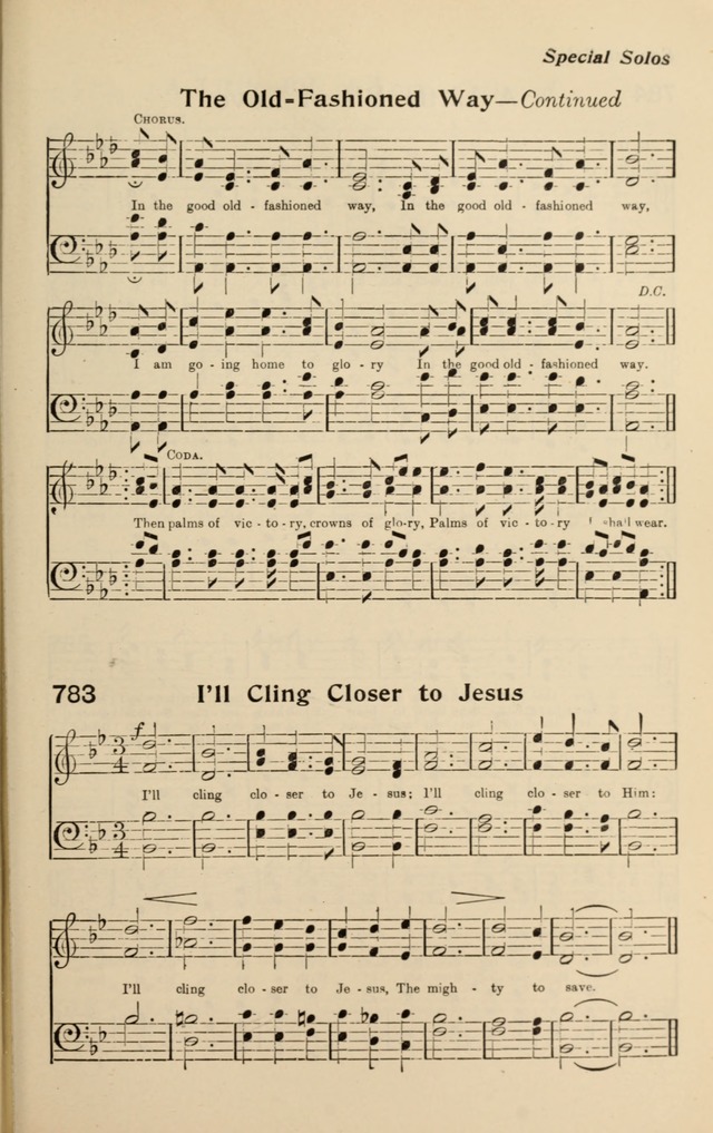 Redemption Songs: a choice collection of 1000 hymns and choruses for evangelistic meetings, solo singers, choirs and the home page 957