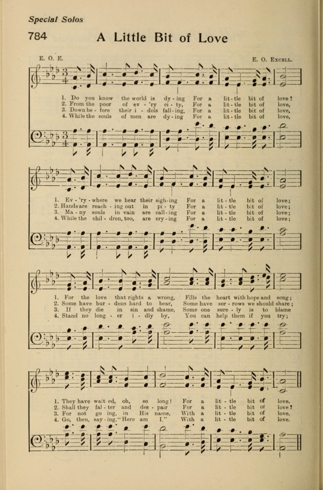 Redemption Songs: a choice collection of 1000 hymns and choruses for evangelistic meetings, solo singers, choirs and the home page 958