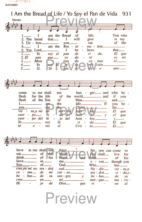 RitualSong: a hymnal and service book for Roman Catholics page 1298